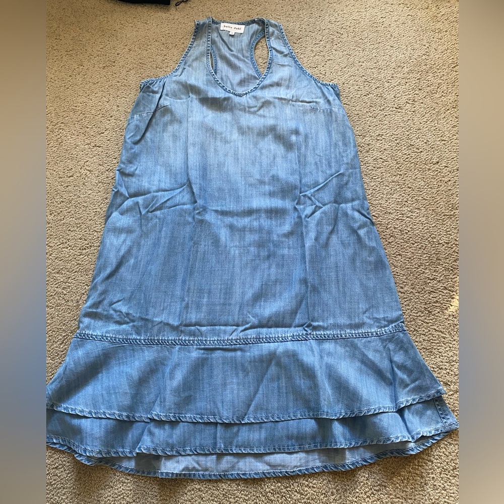 Bella Dahl Revolve chambray dress Silver Lake - Picture 3 of 5